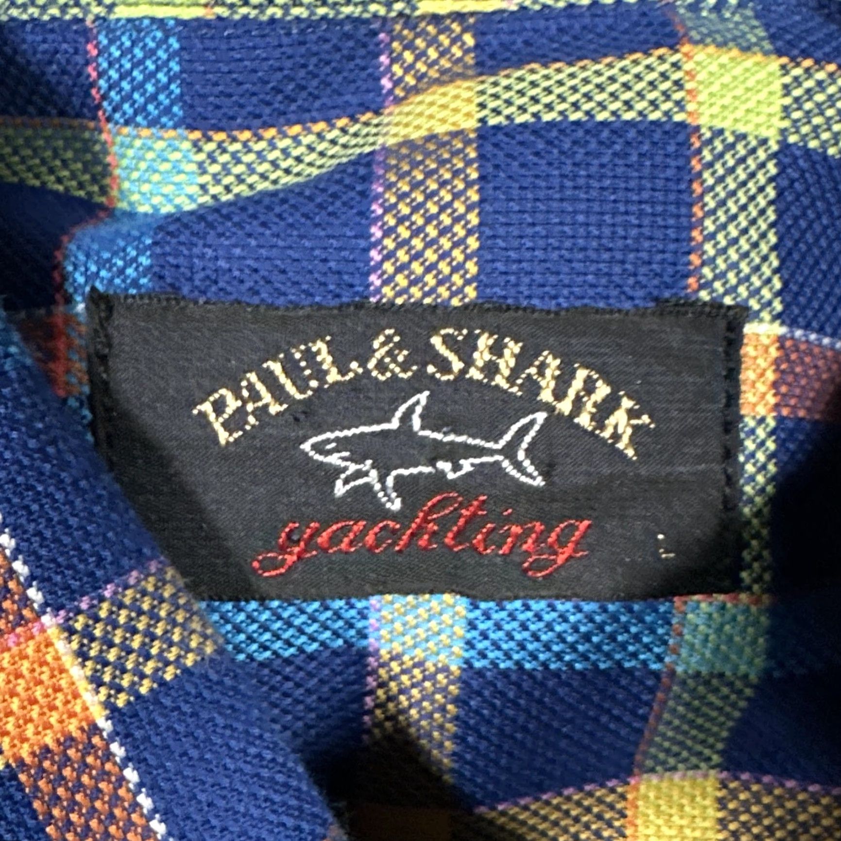Paul & Shark Paul & Shark Yachting Shirt Mens XL Blue Multicolor Plaid Button Down Cotton Size US L / EU 52-54 / 3 - 3 Thumbnail