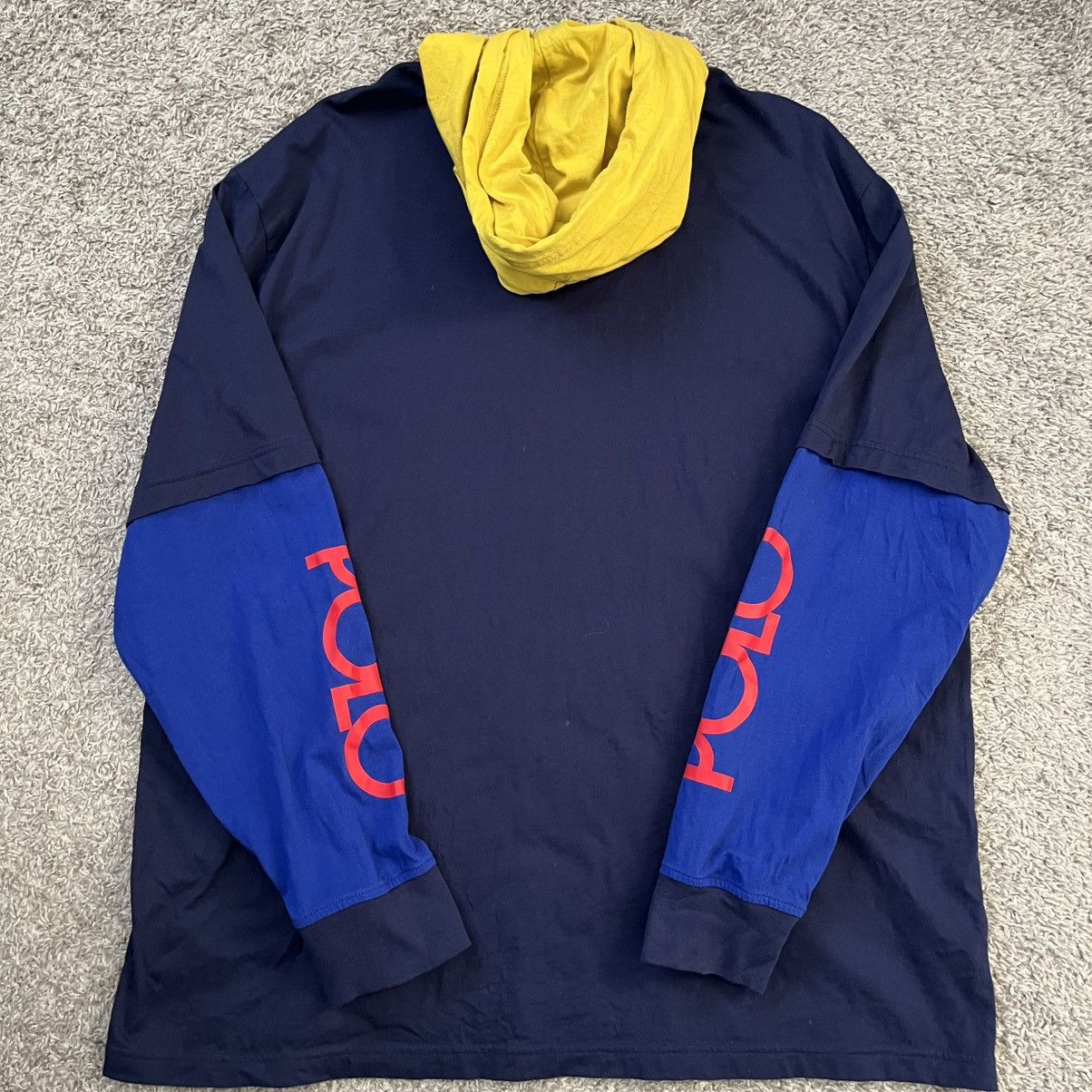 Polo Ralph Lauren 🔴Polo Ralph Lauren Longsleeves Shirt Size XL Hood Navy Size US XL / EU 56 / 4 - 9 Thumbnail