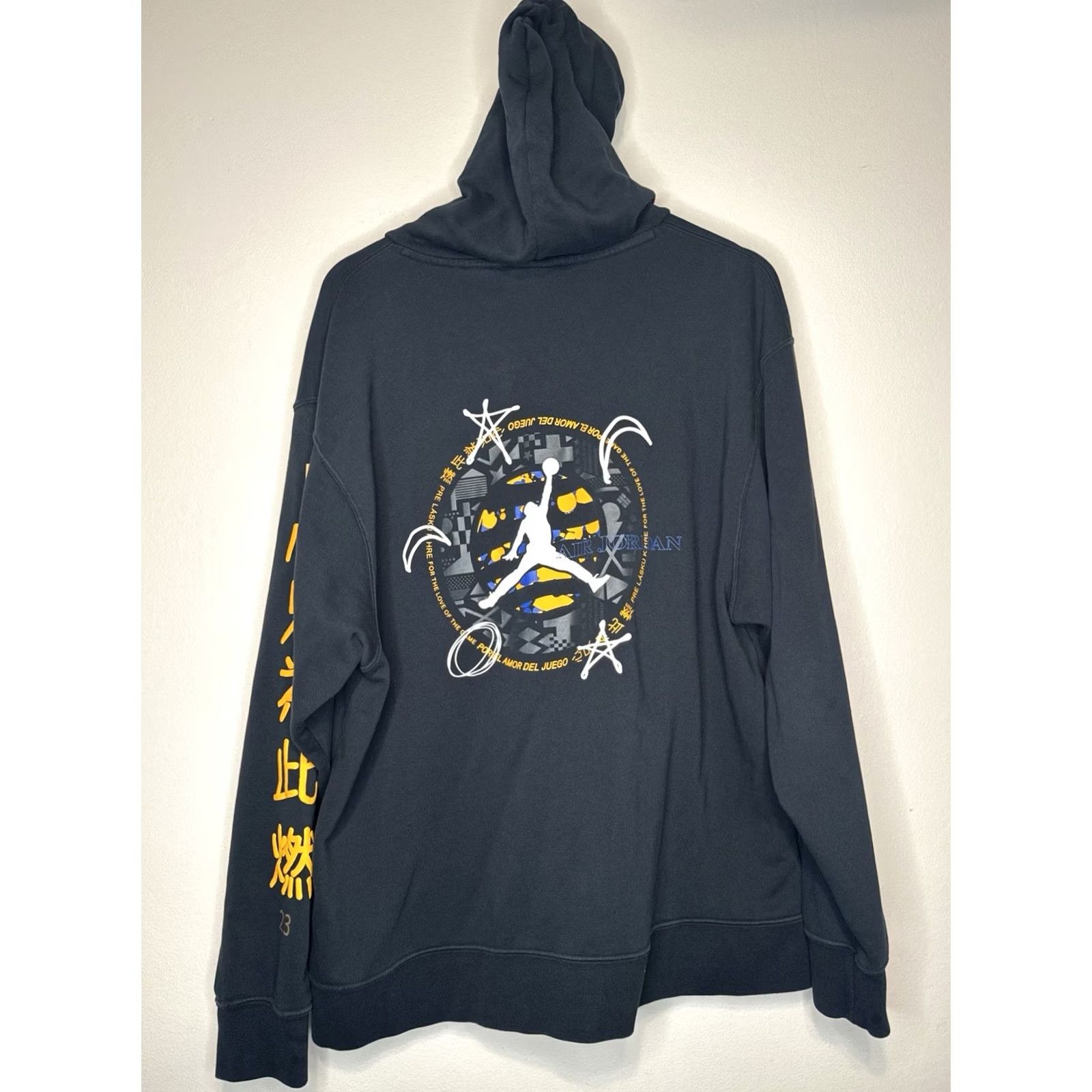 Jordan Brand Nike Air Jordan Hoodie XL Black Long Sleeve Graphic Print 2019 Mens Size US XL / EU 56 / 4 - 6 Thumbnail
