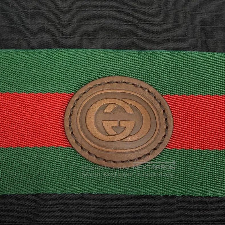 Gucci Gucci Colour block logo label embroidery cotton hooded lon Size US M / EU 48-50 / 2 - 6 Thumbnail