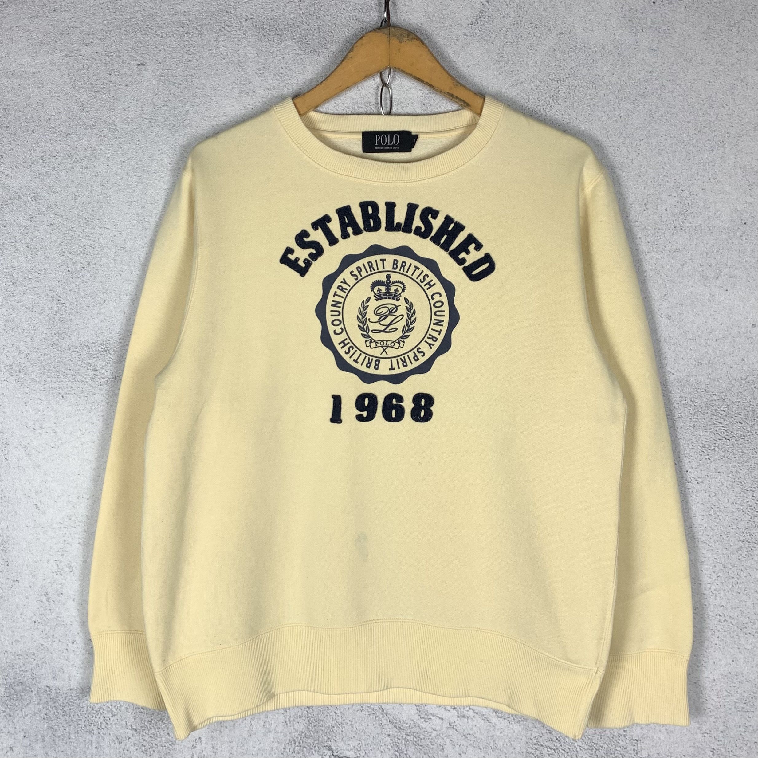 U.S. Polo Assn. Vintage Polo British Country Spirit Sweatshirt Crewneck Size US S / EU 44-46 / 1 - 1 Thumbnail