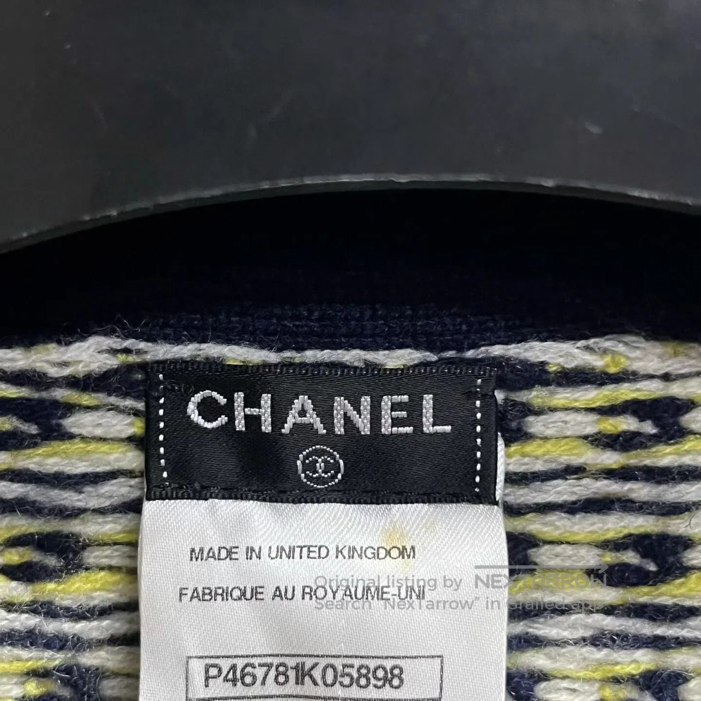 Chanel Chanel Colorful checkered pattern long-sleeved knit sweate Size S / US 4 / IT 40 - 2 Thumbnail