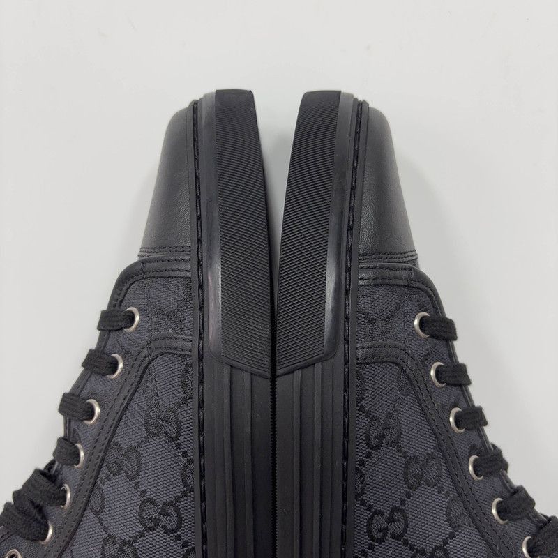 Gucci Gucci Retro GG Canvas High-Top Sneakers - Size US 8 / EU 41 - 6 Thumbnail