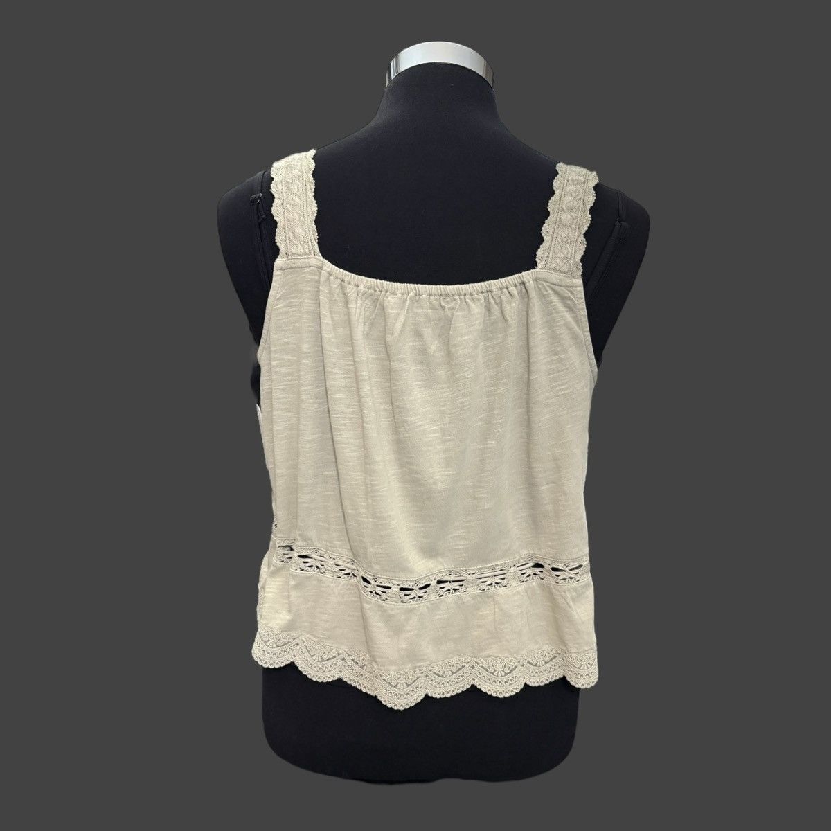 Lucky Brand Lucky Brand Lace Waistline Tie Seneca Rock Tank Sz XL Size XL / US 12-14 / IT 48-50 - 4 Thumbnail
