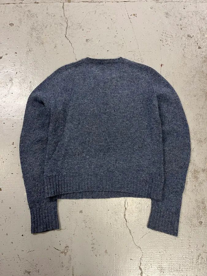 Prada 2000s Prada Wool Blue Crewneck Sweater Size US S / EU 44-46 / 1 - 7 Thumbnail