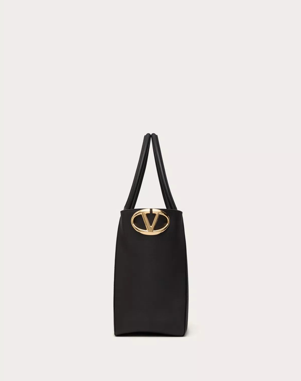 Valentino oc11z0725 Size:OS/Shopping Bag In Nappa Calfskin in Black Size ONE SIZE - 4 Thumbnail