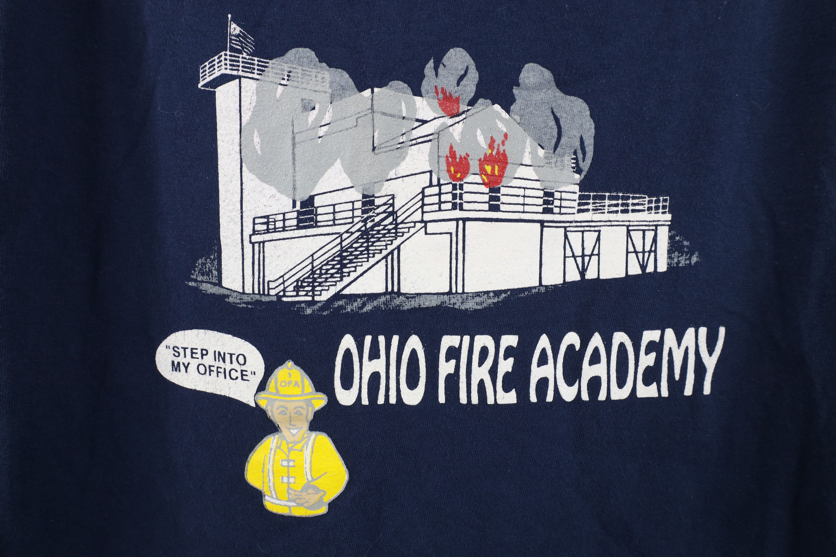 Vintage Vintage 90s Ohio Fire Academy Long Sleeve T-Shirt Size US M / EU 48-50 / 2 - 4 Thumbnail