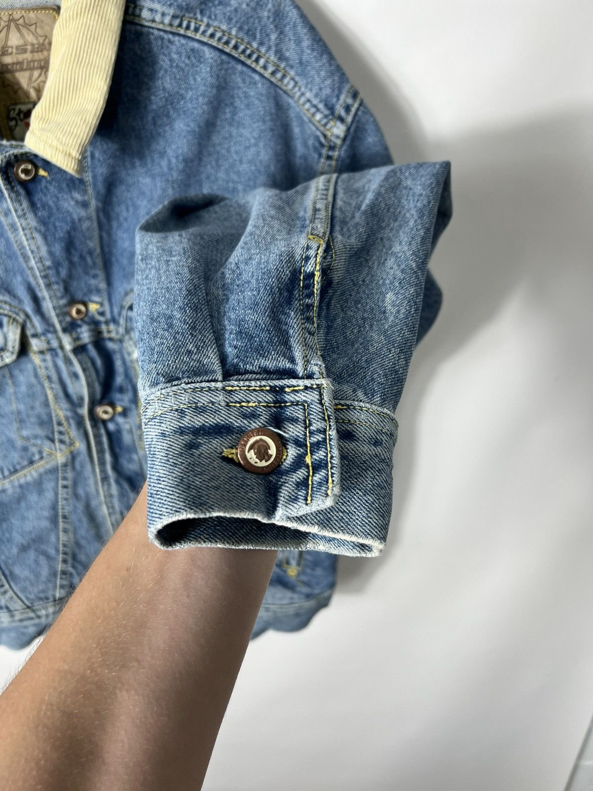 Diesel Vintage streetwear y2k Diesel Star Series 00s Denim Jacket Size M / US 6-8 / IT 42-44 - 13 Thumbnail