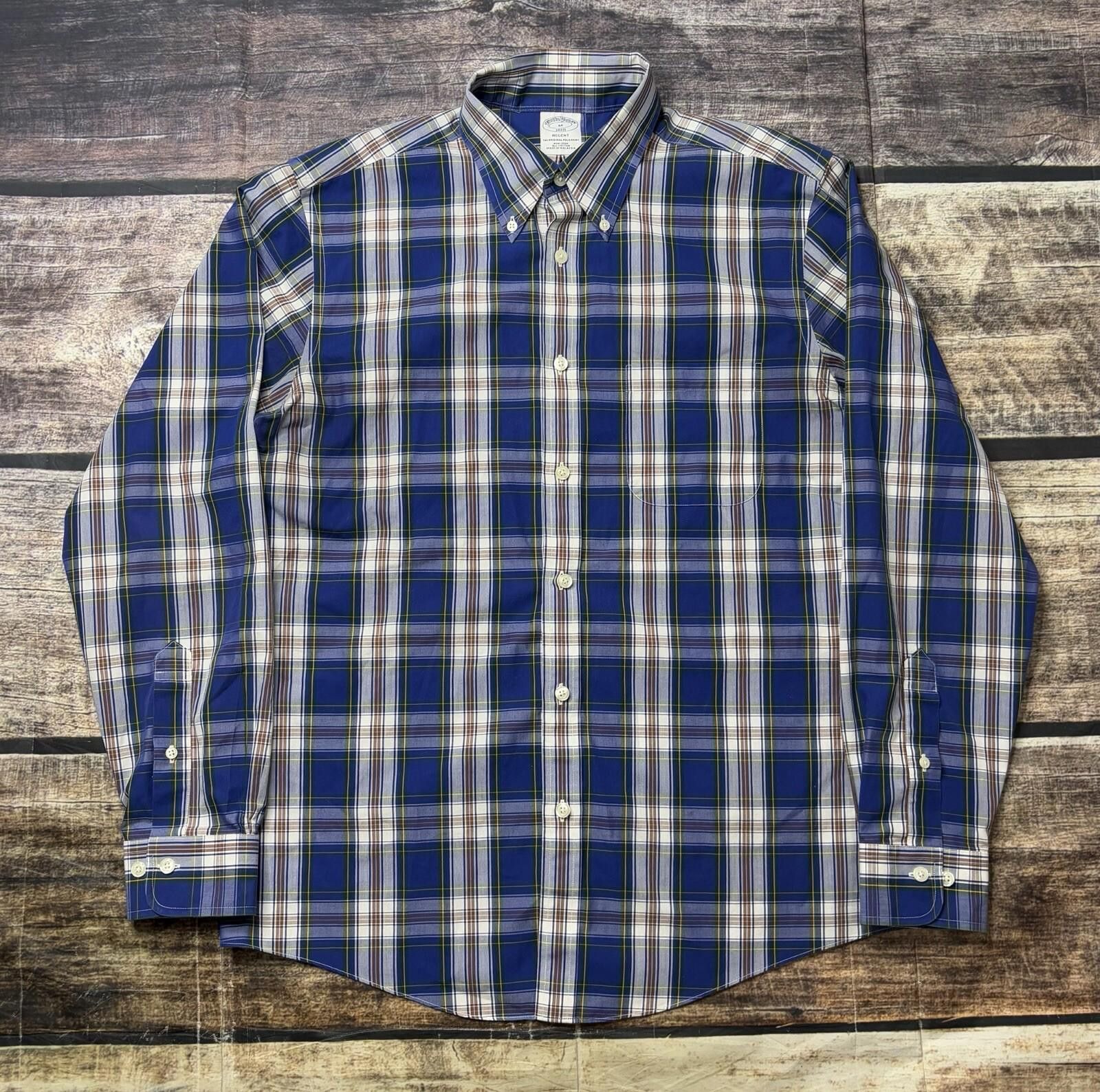 Brooks Brothers Brooks Brothers Shirt Men's M Original Polo Non-Iron Plaid Size US M / EU 48-50 / 2 - 1 Thumbnail