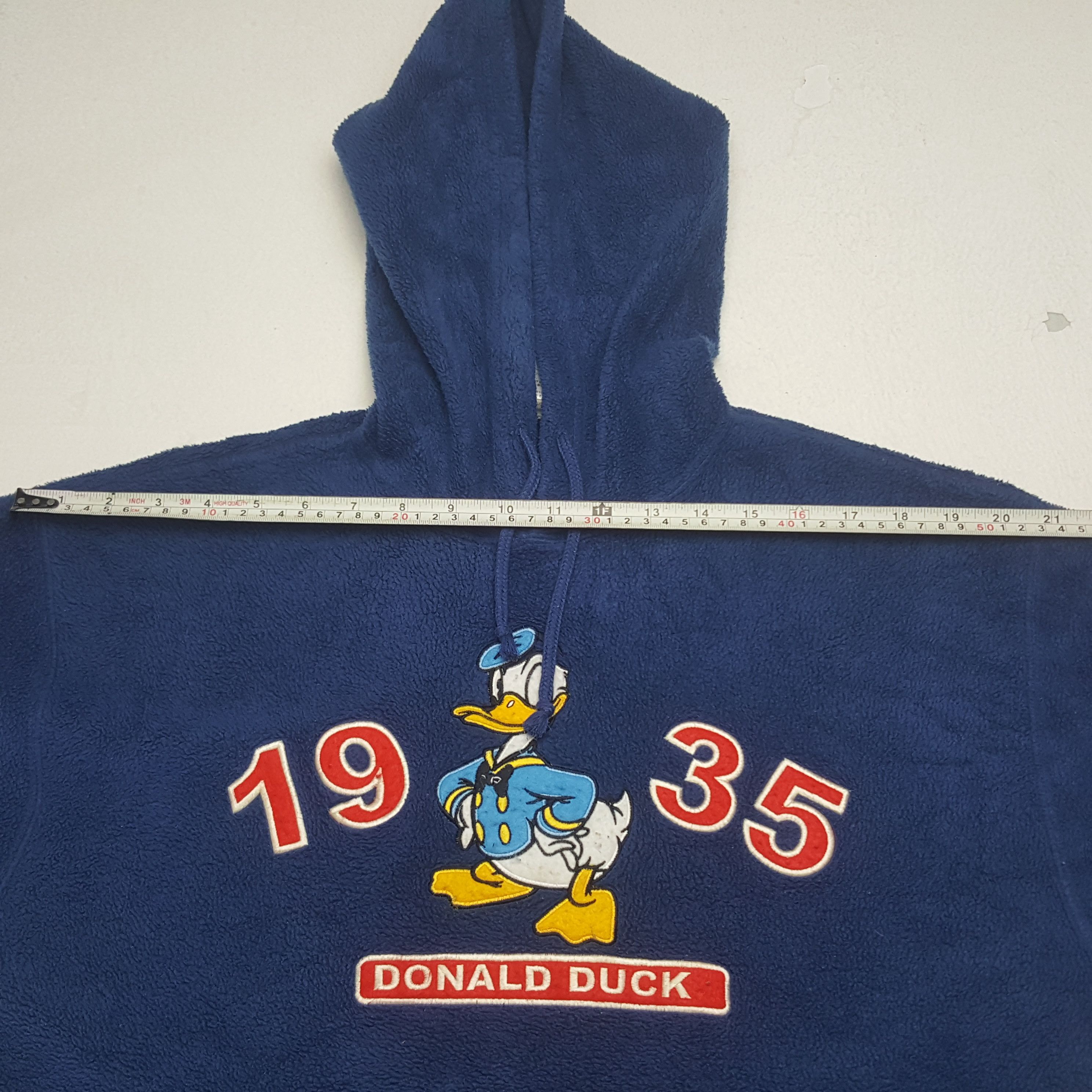 Cartoon Network × Disney × Vintage Vintage Disney 1935 Donald Duck Fleece Sweatshirt Hoodies Size US M / EU 48-50 / 2 - 5 Thumbnail