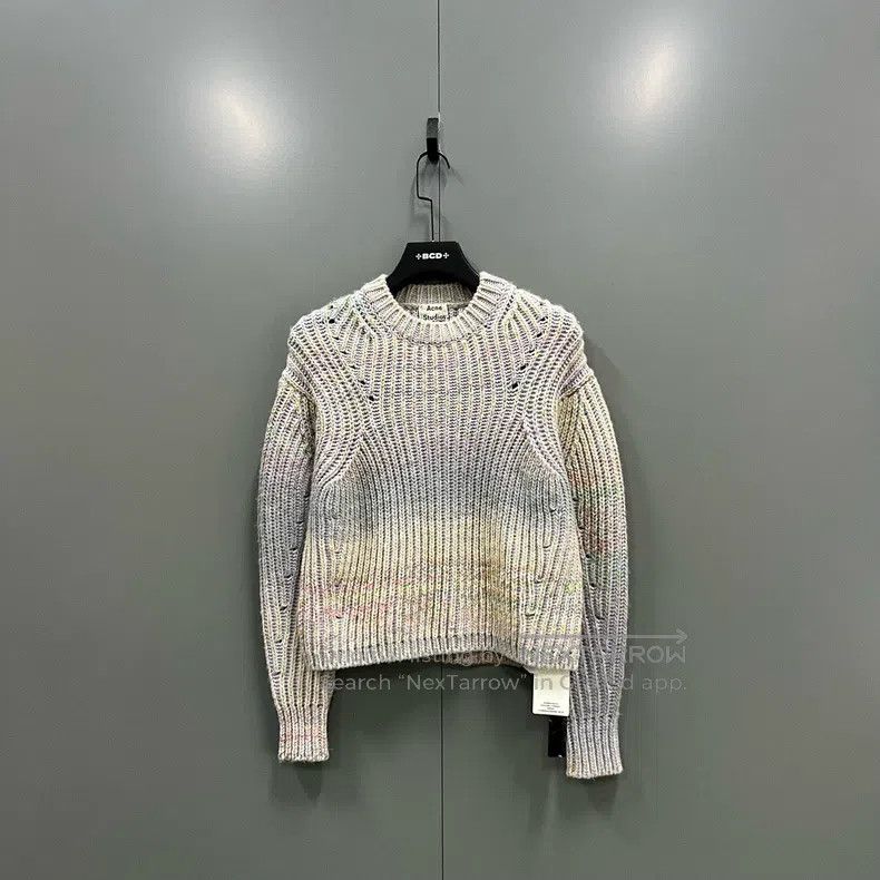 Acne Studios Tie-Dye Round Neck Sweater