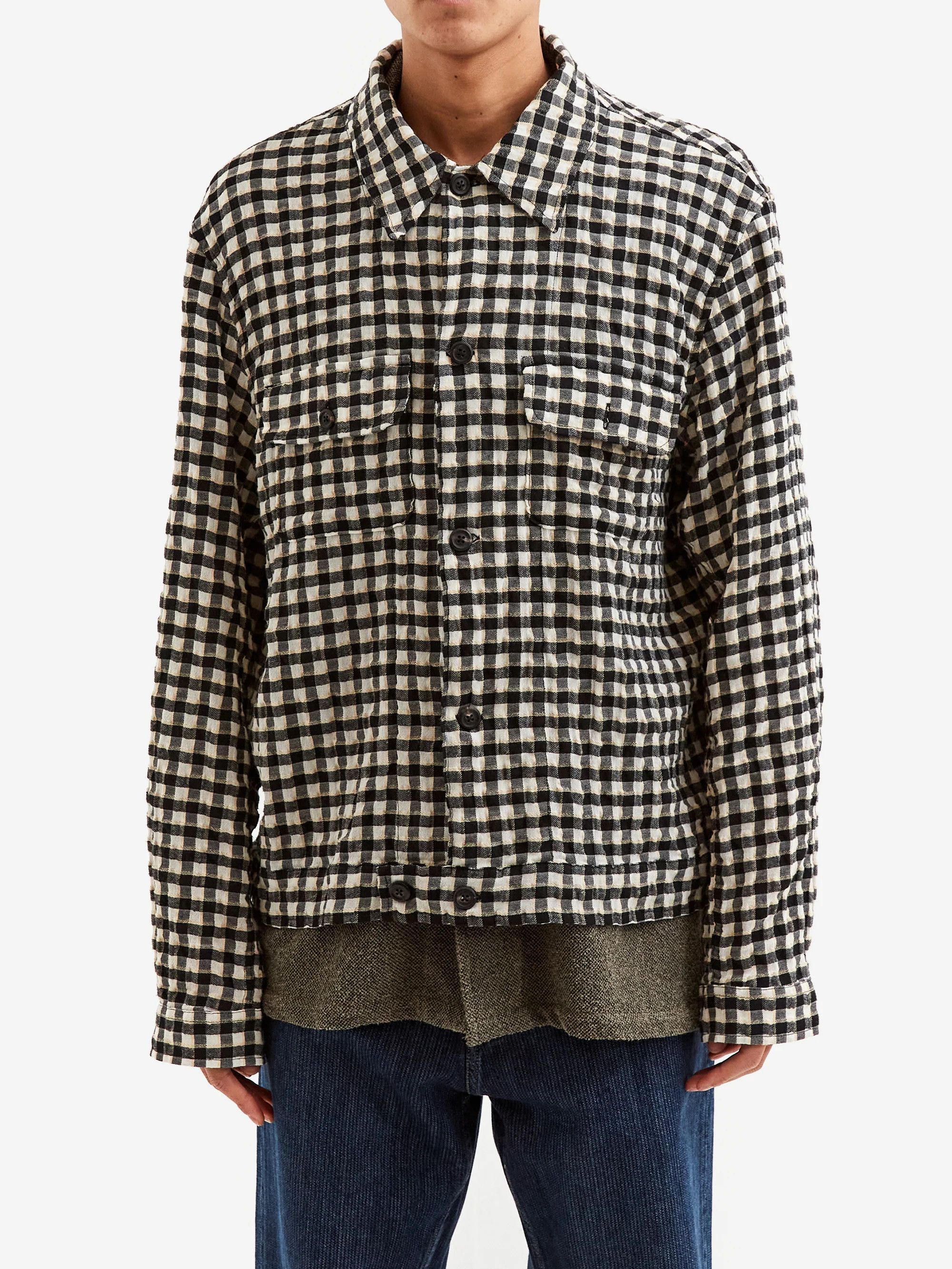 Our Legacy Our Legacy Coach Shirt Wyoming Check Size US XL / EU 56 / 4 - 9 Thumbnail