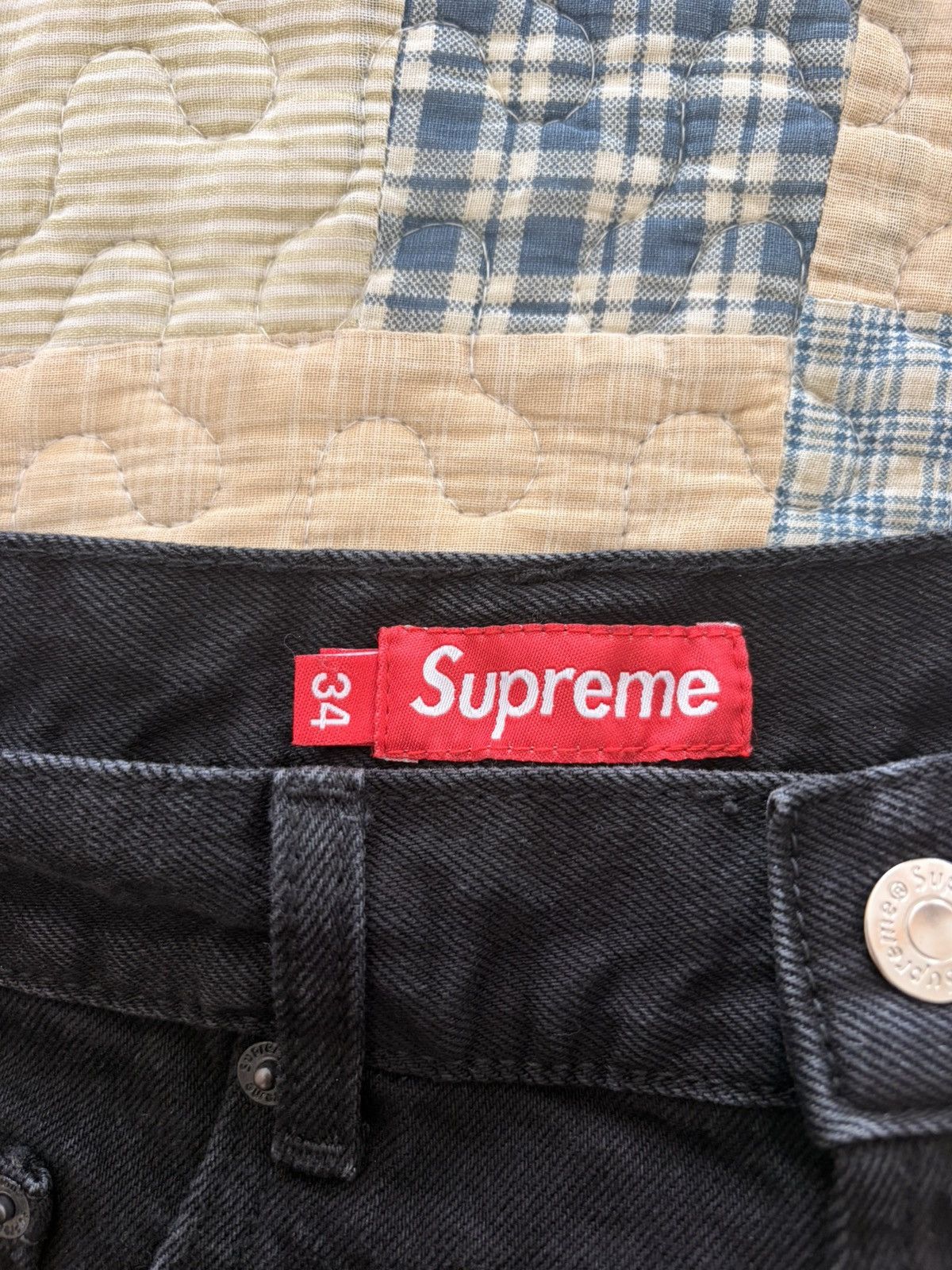 Other Black denim shorts Size US 34 / EU 50 - 3 Thumbnail