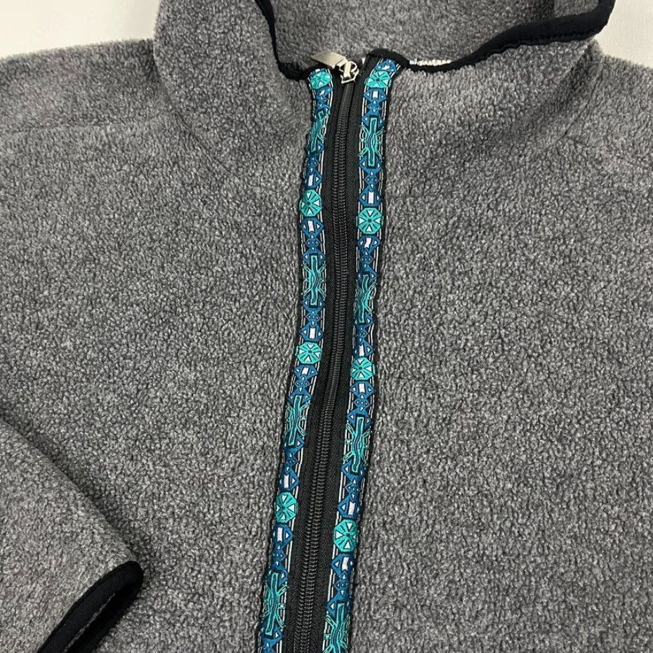 The North Face VINTAGE The North Face Jacket Mens L Gray Fleece Aztec Southwest Trim USA Made Size US L / EU 52-54 / 3 - 4 Thumbnail