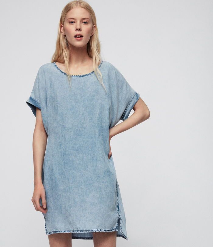 Allsaints FREE SHIPPING!! - Sonny Tencel Dress Size XS / US 0-2 / IT 36-38 - 1 Thumbnail