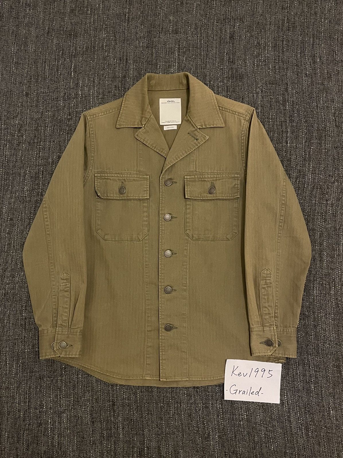Visvim Visvim 15aw Willard Shirt Herringbone Size US M / EU 48-50 / 2 - 1 Thumbnail