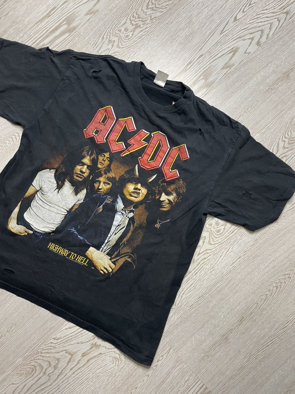 Band Tees × Vintage Y2K Ac/Dc Highway to hell 2001s crazy rock band tshirt Size US XL / EU 56 / 4 - 3 Thumbnail