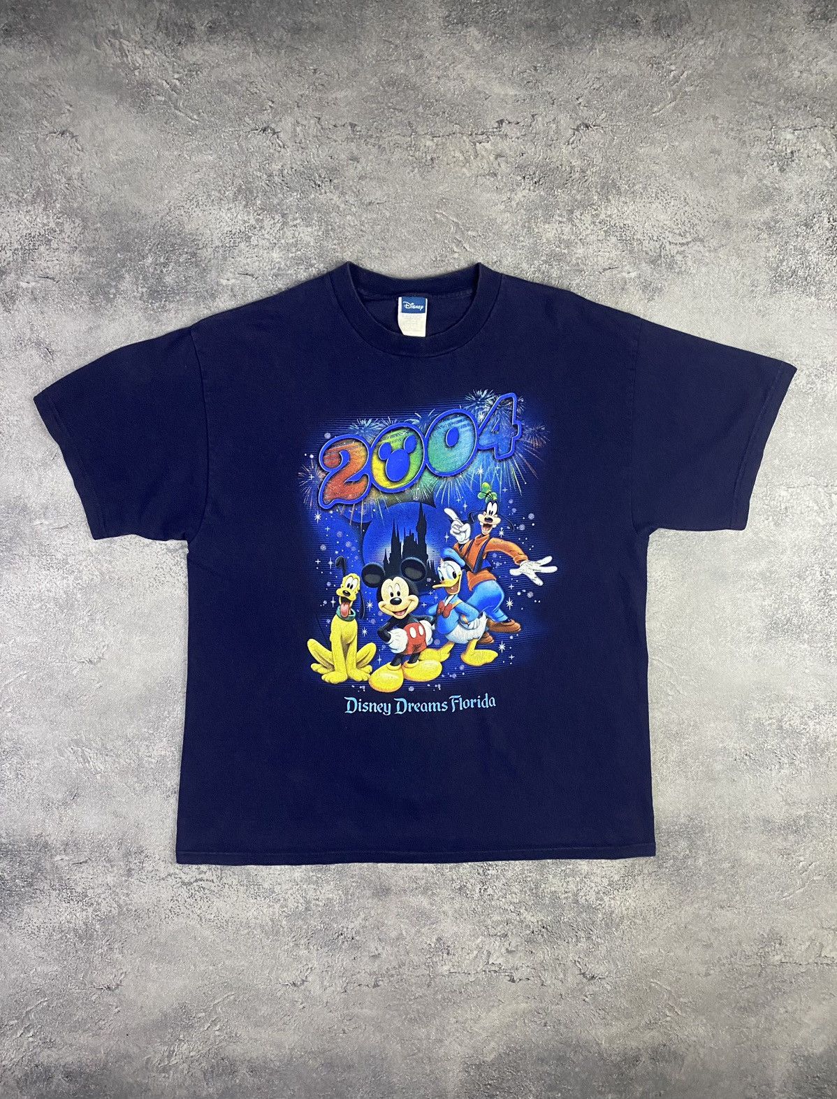 Disney Vintage Mickey Mouse Disney 2004 Dreams Florida Tee Size US L / EU 52-54 / 3 - 2 Thumbnail