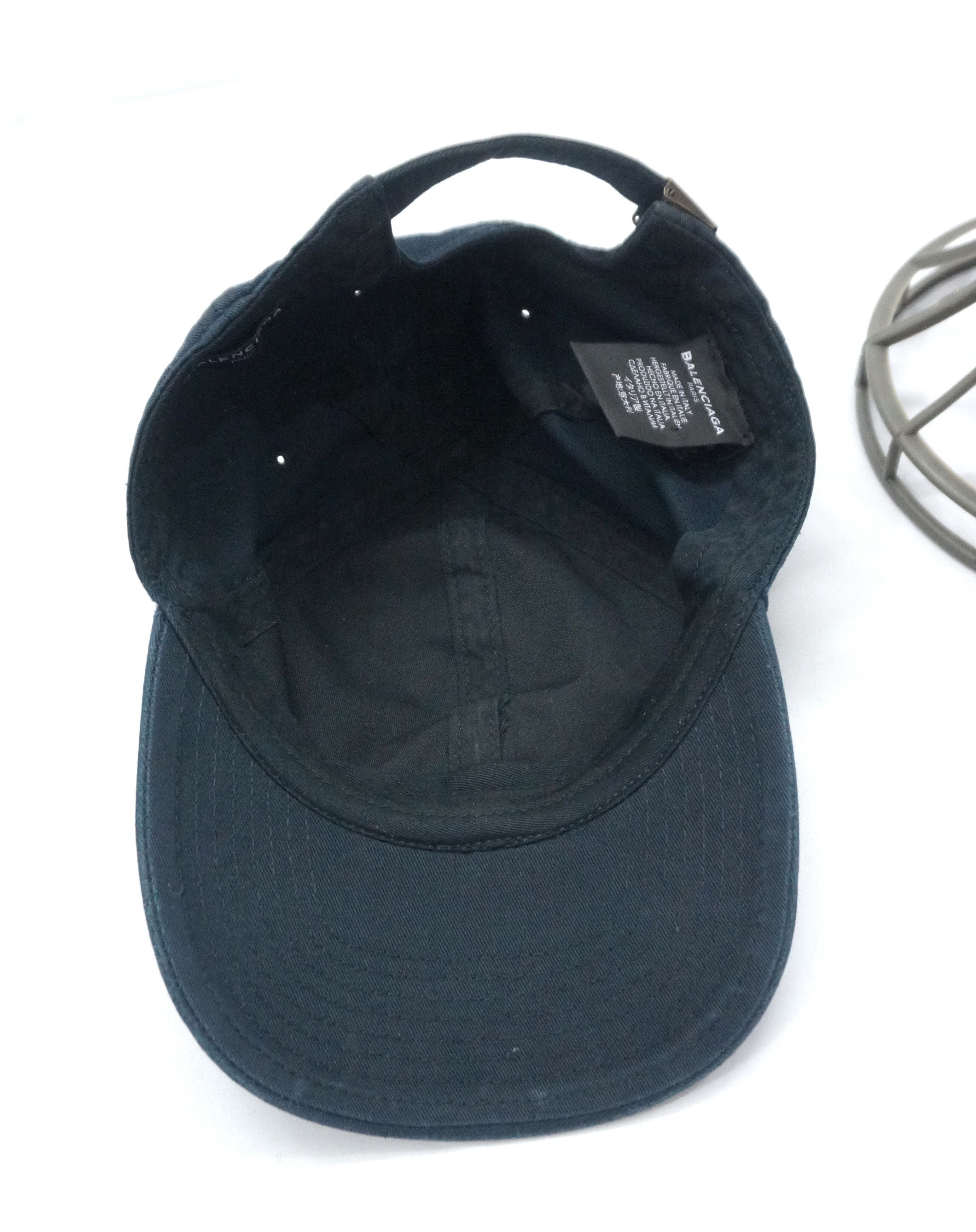 Balenciaga RARE Balenciaga Sinners Logo Black Hat Baseball Cap Size ONE SIZE - 6 Thumbnail
