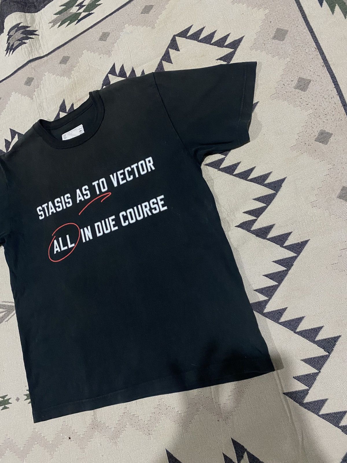 Sacai SS18 SACAI X LAWRENCE WEINER SPELLOUT TSHIRT Size US L / EU 52-54 / 3 - 4 Thumbnail