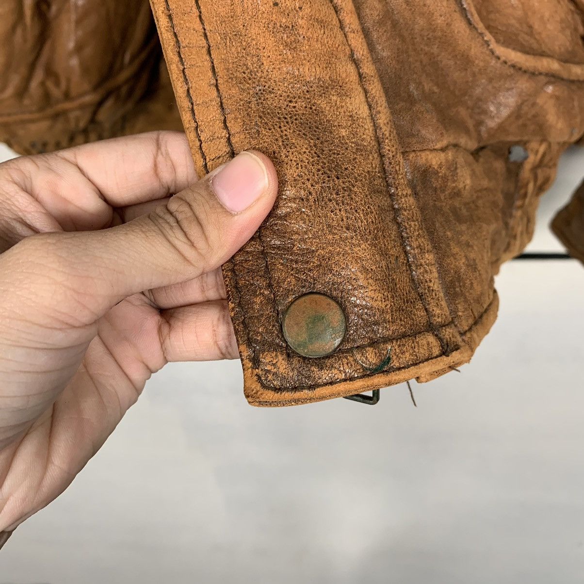 Japanese Brand Japanese Brand Jtylwear Leather Flight Jacket Size US L / EU 52-54 / 3 - 14 Thumbnail