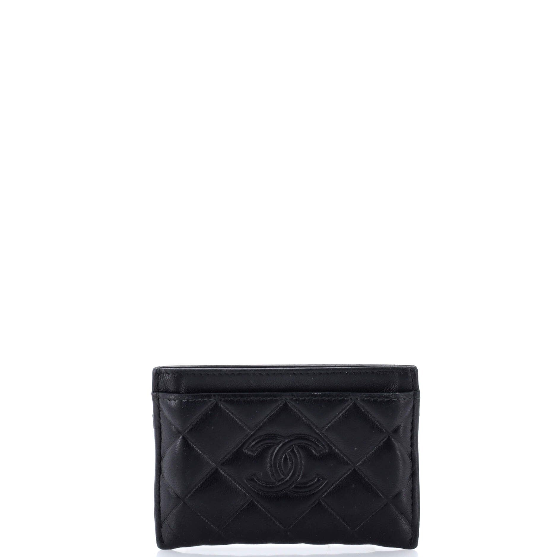 Chanel Diamond CC Card Holder Size ONE SIZE - 1 Thumbnail