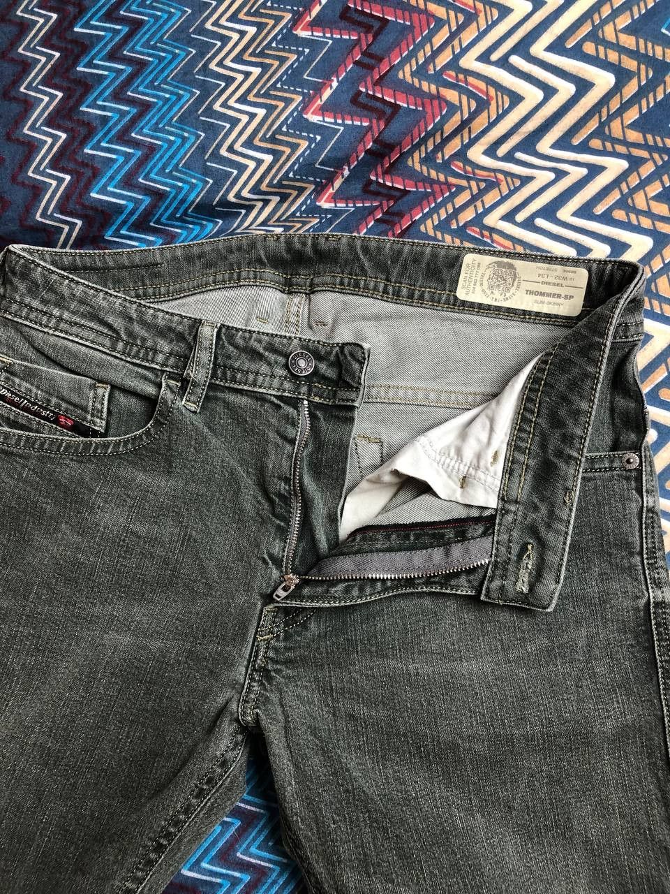 Diesel × Vintage Vintage Y2K Diesel THOMMRE-SP denim faded stretwear style Size US 32 / EU 48 - 17 Thumbnail