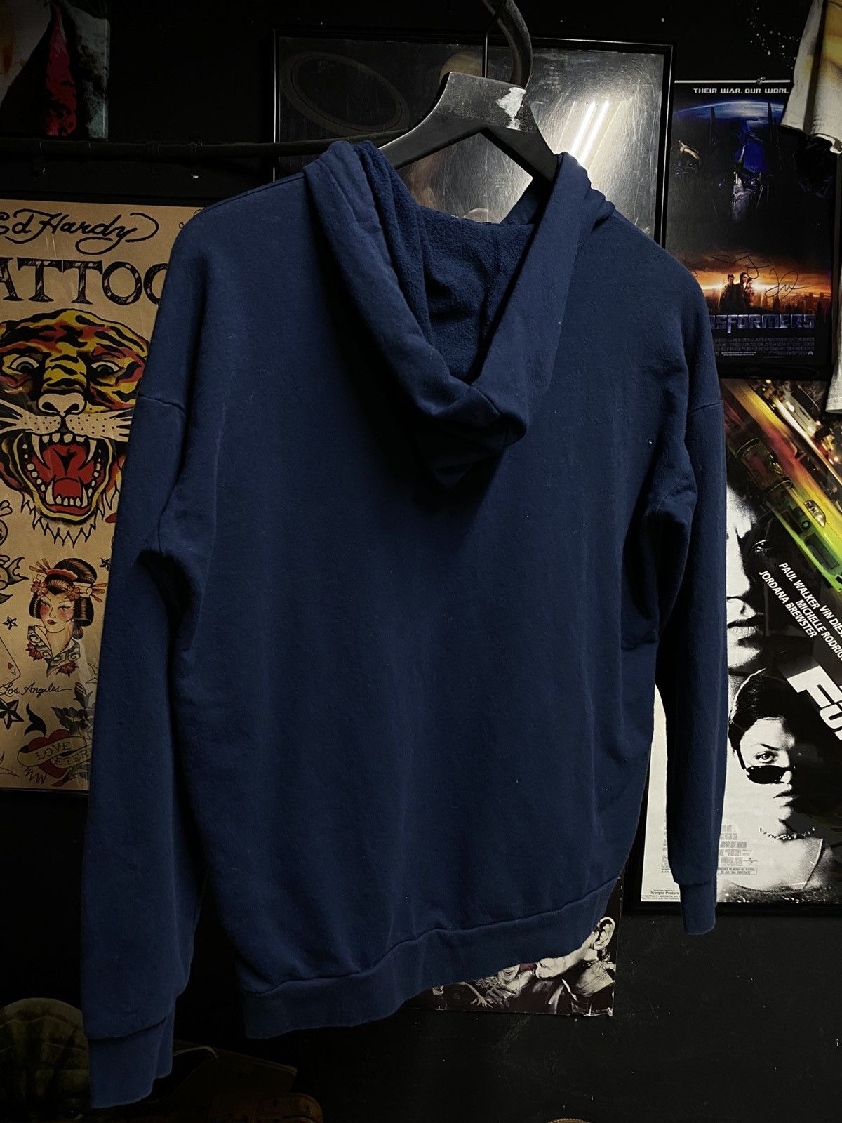Stussy Stussy Spellout Blue Hoodie Preowned XSmall Size XS / US 0-2 / IT 36-38 - 5 Thumbnail