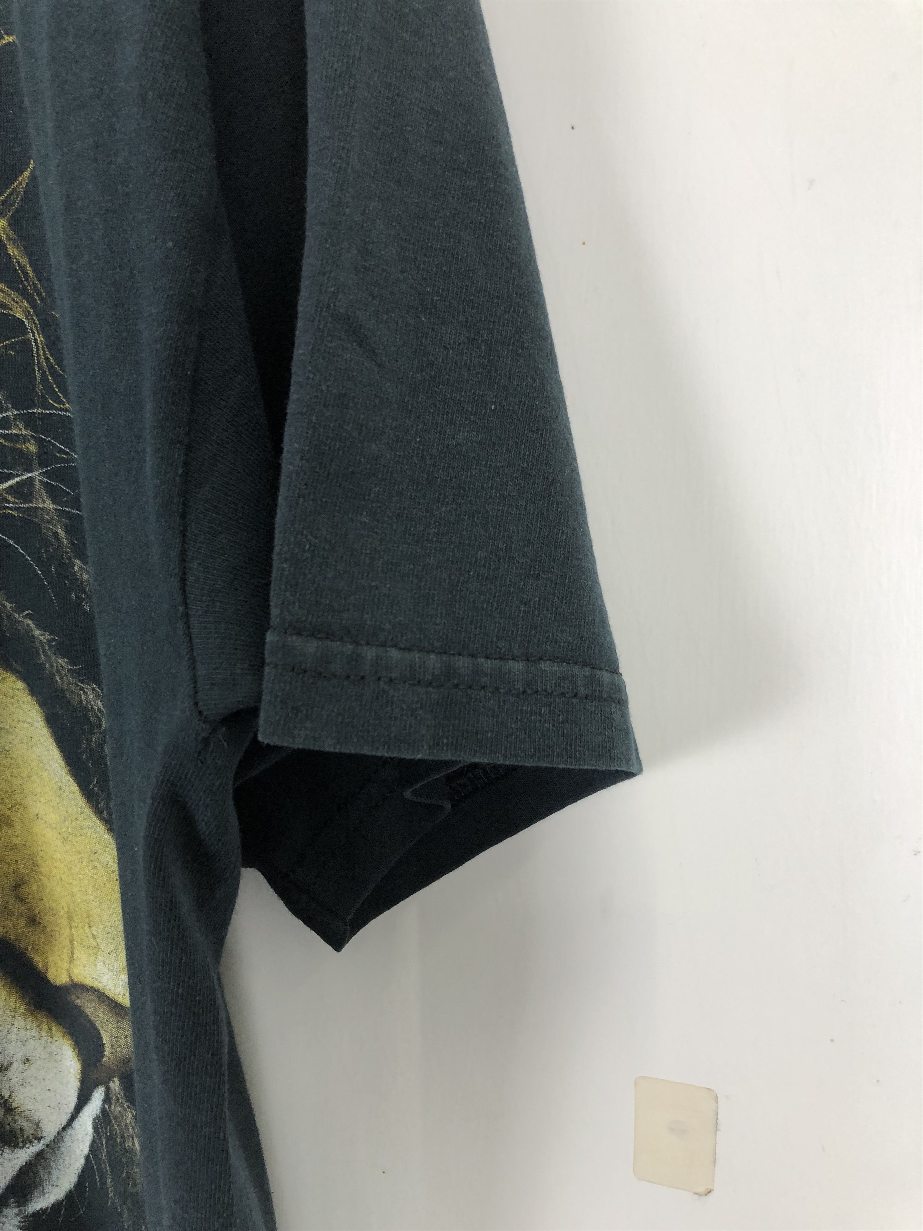 Bob Marley × Vintage × Zion Rootswear Vintage 90s Zion Rootswear Bob Marley Lion Rap Tees TA0373 Size US L / EU 52-54 / 3 - 8 Thumbnail