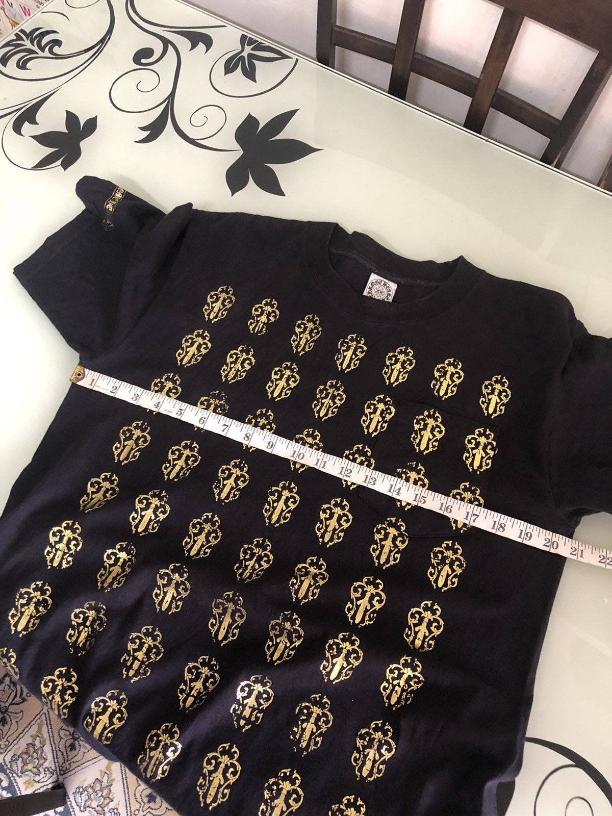 Chrome Hearts Vintage Chrome Heart Dagger Fullprint Tshirt Size US M / EU 48-50 / 2 - 16 Thumbnail