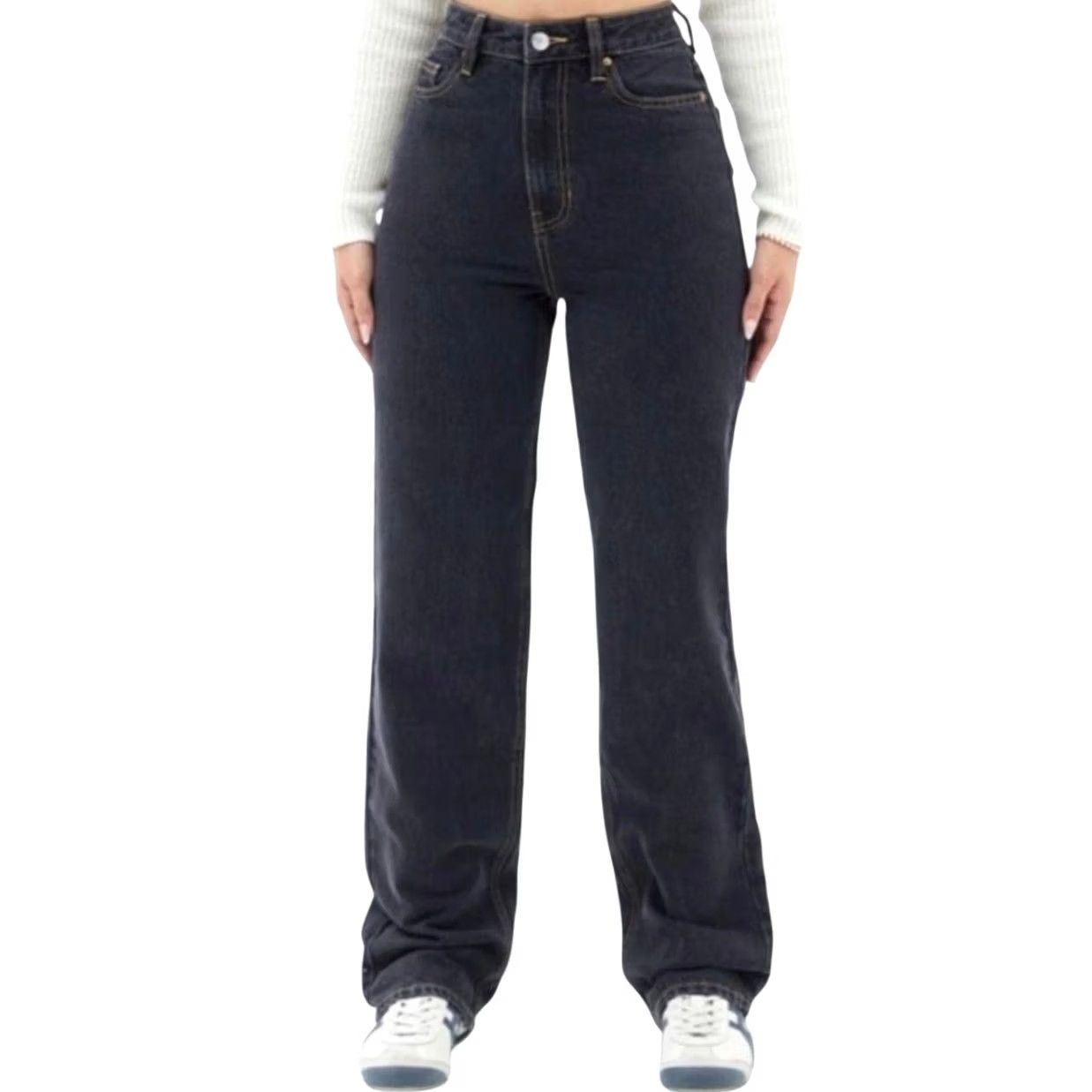 Pacsun VINTAGE PacSun 90's Boyfriend Jeans Black High Rise Loose Fit 27 Womens Jeans 90s Theme - 100% Cotton Size 27" / US 4 / IT 40 - 7 Thumbnail