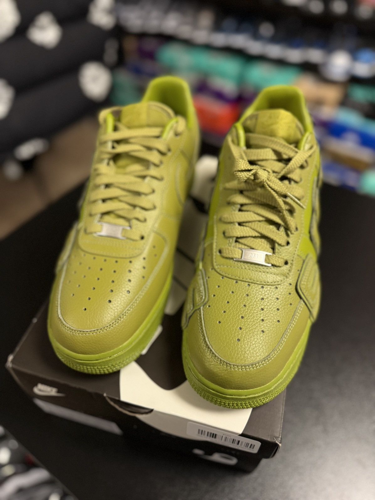 Cactus Plant Flea Market × Nike Nike Air Froce 1 CPFM Moss Size 11.5 Brand New Size US 11.5 / EU 44-45 - 4 Thumbnail