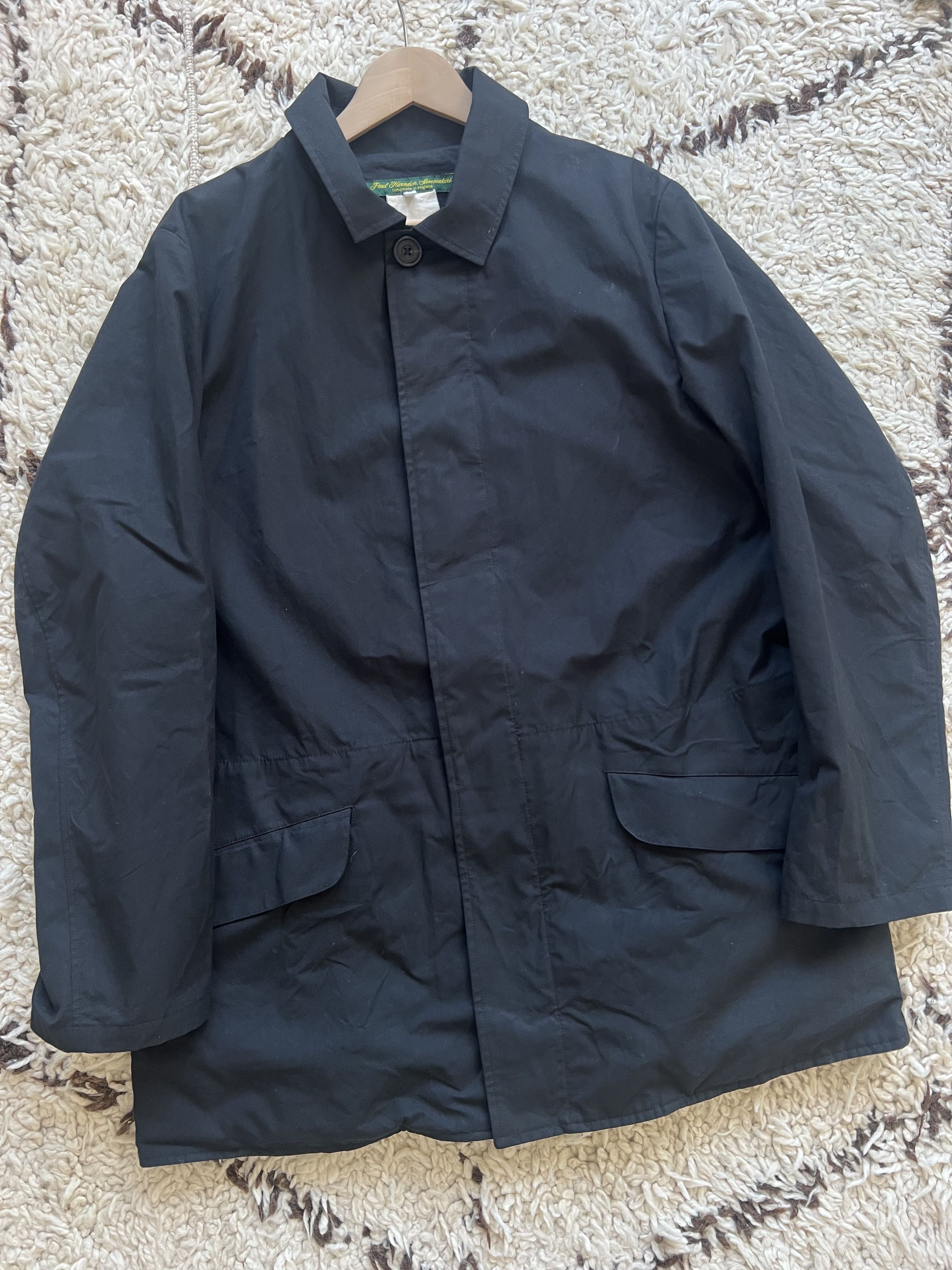 ジャケット・アウター paul harnden Mac coat/Navy Paul Harnden Mac Coat Navy XXS US XS 100% Cotton Navy used 2505SM
