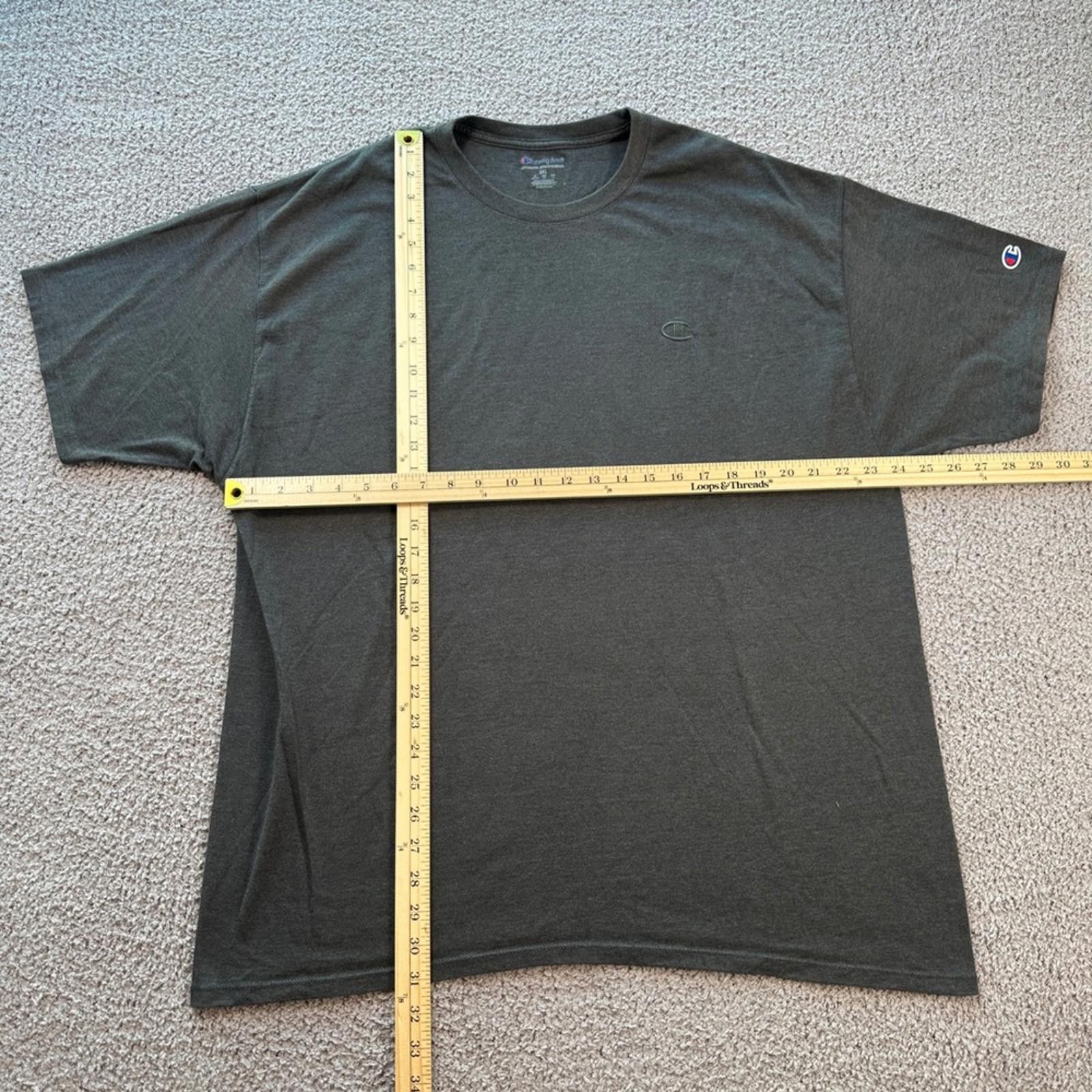 Champion Champion Authentic Athleticwear Mens 2XL T Shirt Crew Neck Size US XXL / EU 58 / 5 - 2 Thumbnail