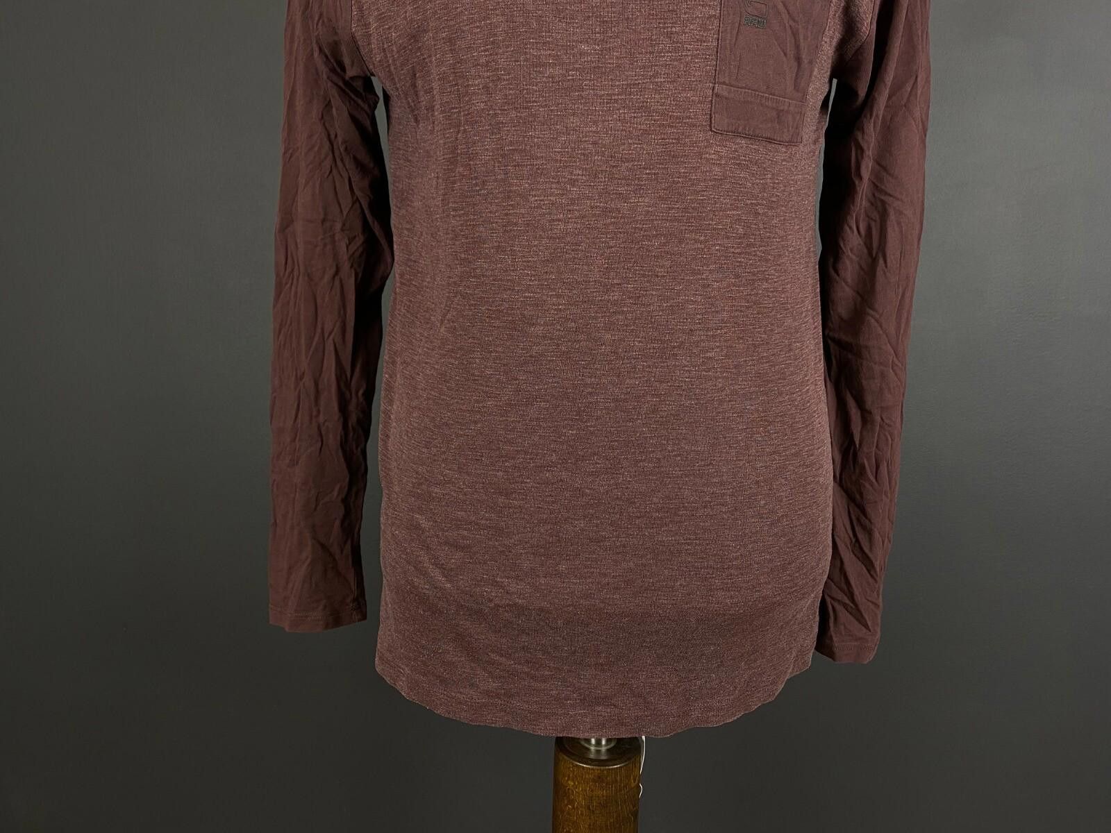 G-Star G-Star Harm R T Burgundy Lightweight Pullover Size L Size US L / EU 52-54 / 3 - 3 Thumbnail