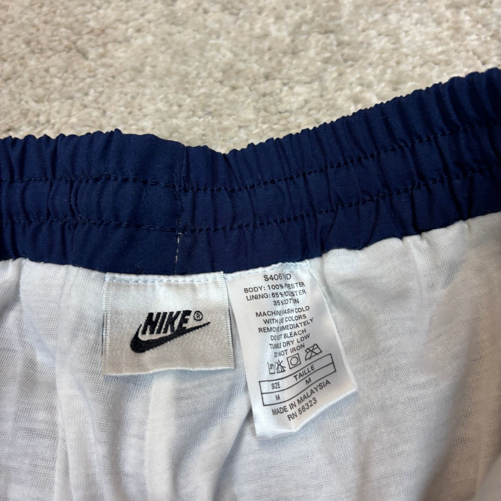 Nike Vintage 90s Nike Track Pants Court Classic Men's Medium Blue Size US 31 - 4 Thumbnail