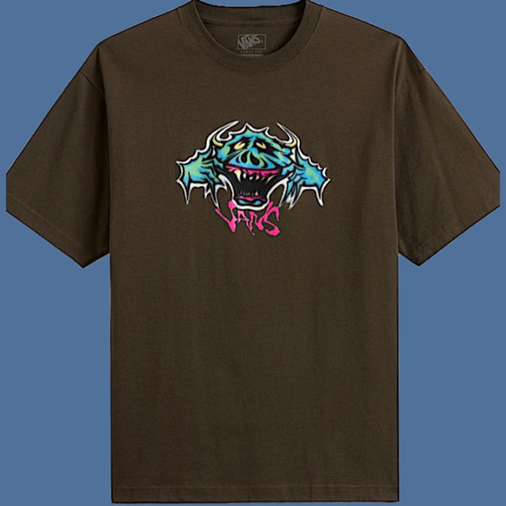 Vans VANS T-Shirt Goofy Ghoul Coal Brown Medium Mens Size US M / EU 48-50 / 2 - 1 Preview