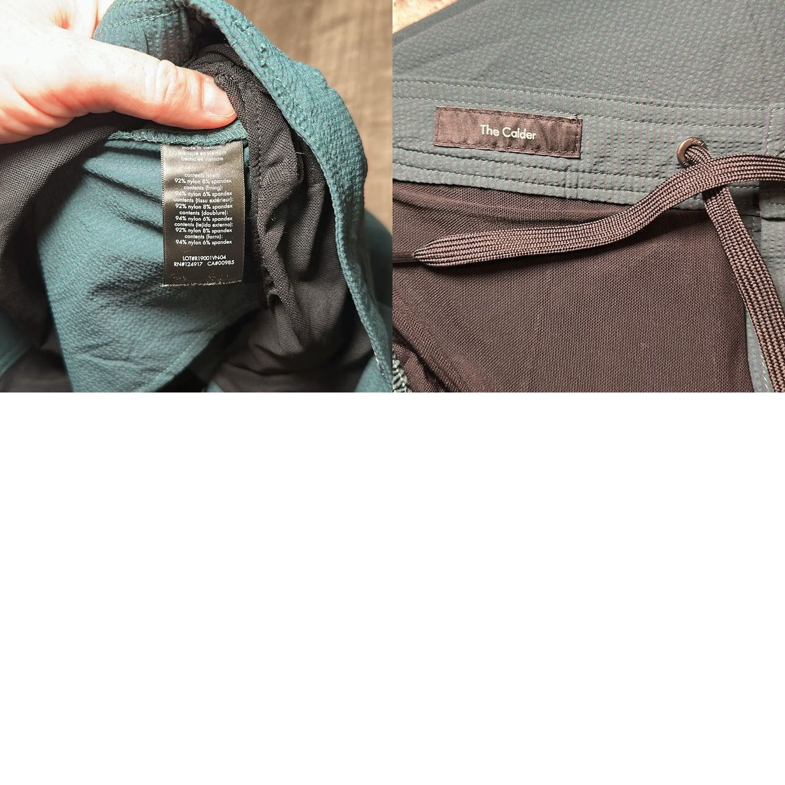 Onia Onia Calder Seersucker Swim Trunks Bottom 2XL Men Green Regular Sized 2XL Dark Green Charcoal MS6036 Size US 39 - 8 Thumbnail