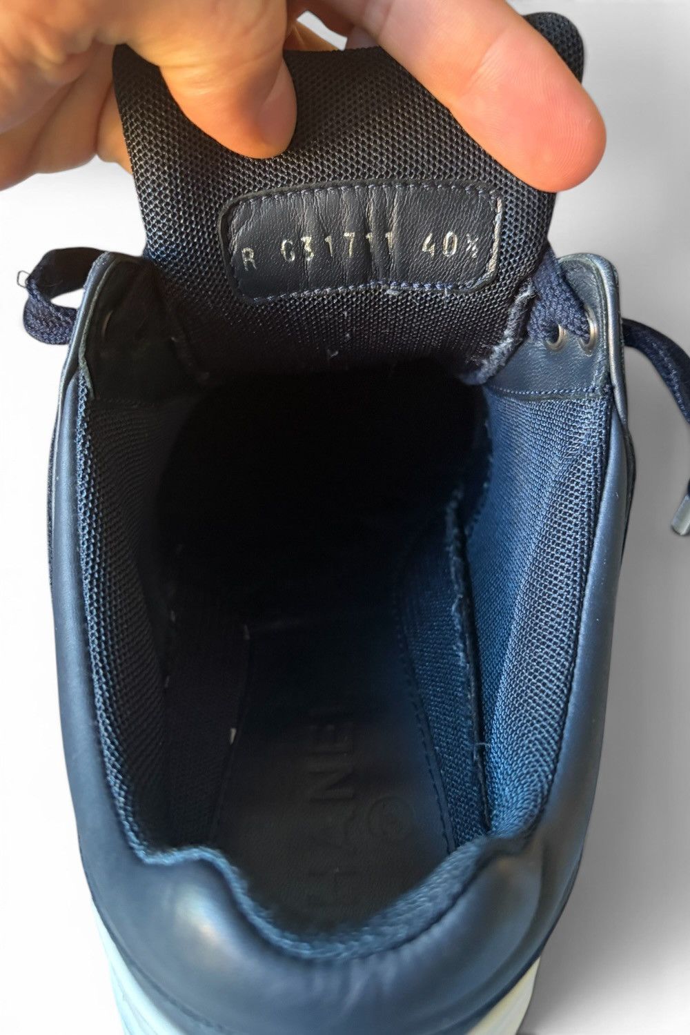 Chanel Chanel Runner Navy blue Size US 8.5 / EU 41-42 - 3 Thumbnail