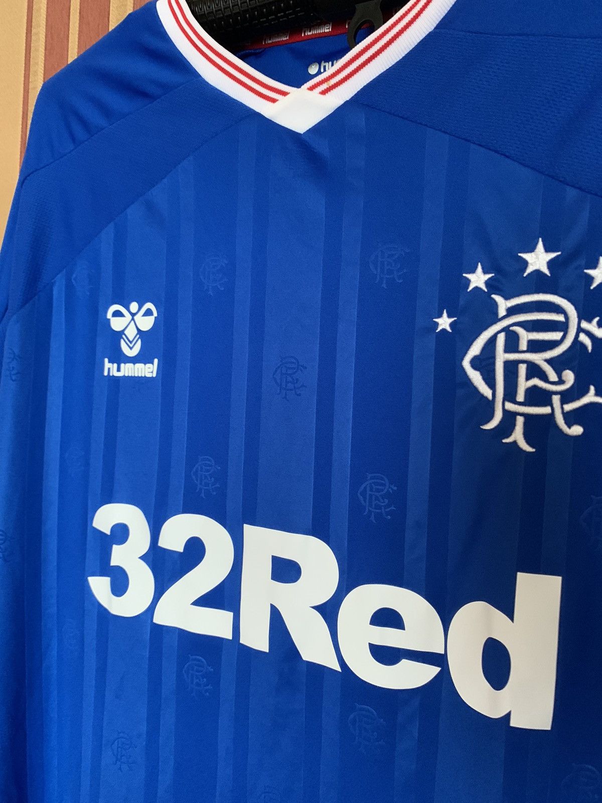 Hummel Rangers FC 2019 2020 Home Football Shirt Soccer Jersey Top Size US XXL / EU 58 / 5 - 5 Thumbnail