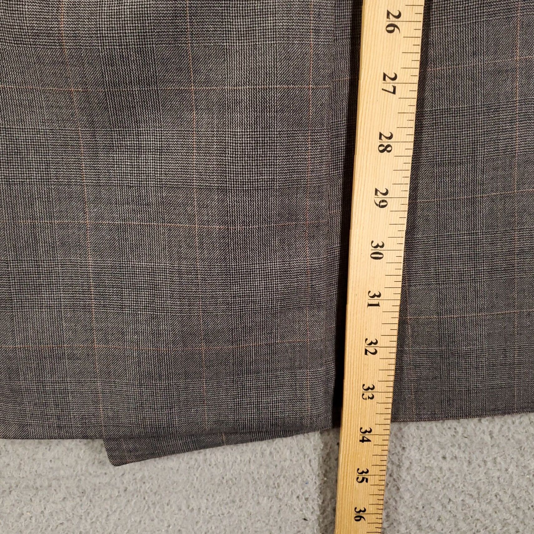 Doublet Vito Rufolo Suit Jacket Mens 44 Wool Double-Breasted Gray Vintage? Size 44R - 2 Thumbnail