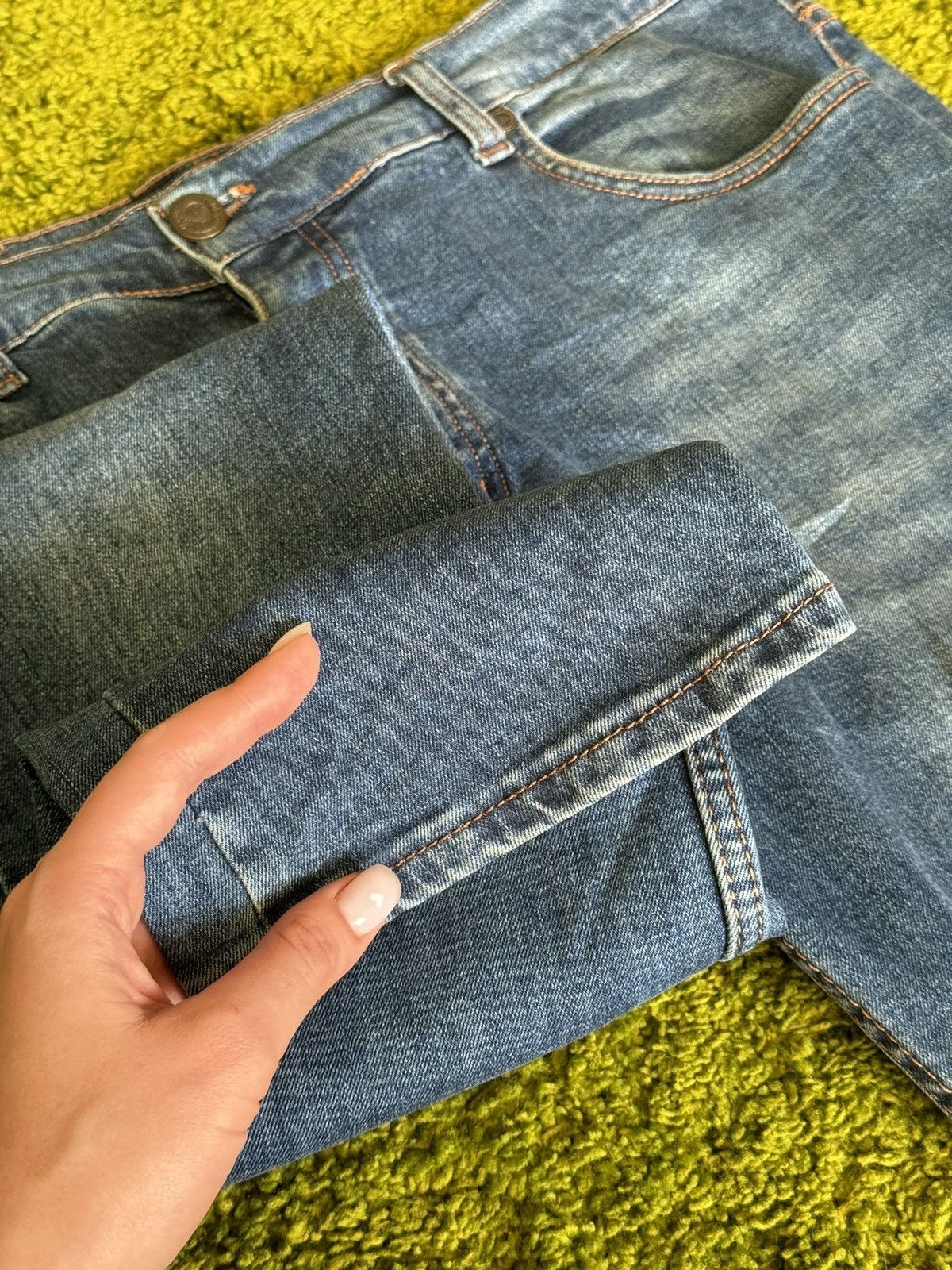 Armani × Giorgio Armani × Vintage Armani Jeans Y2K vintage jeans denim pants Size US 36 / EU 52 - 6 Thumbnail