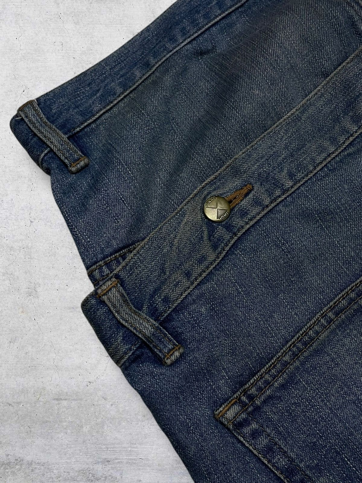 Final Home VINTATE FINAL HOME JAPAN DESIGNER ARCHIVE DOUBLE WAIST DENIM Size US 33 - 16 Thumbnail