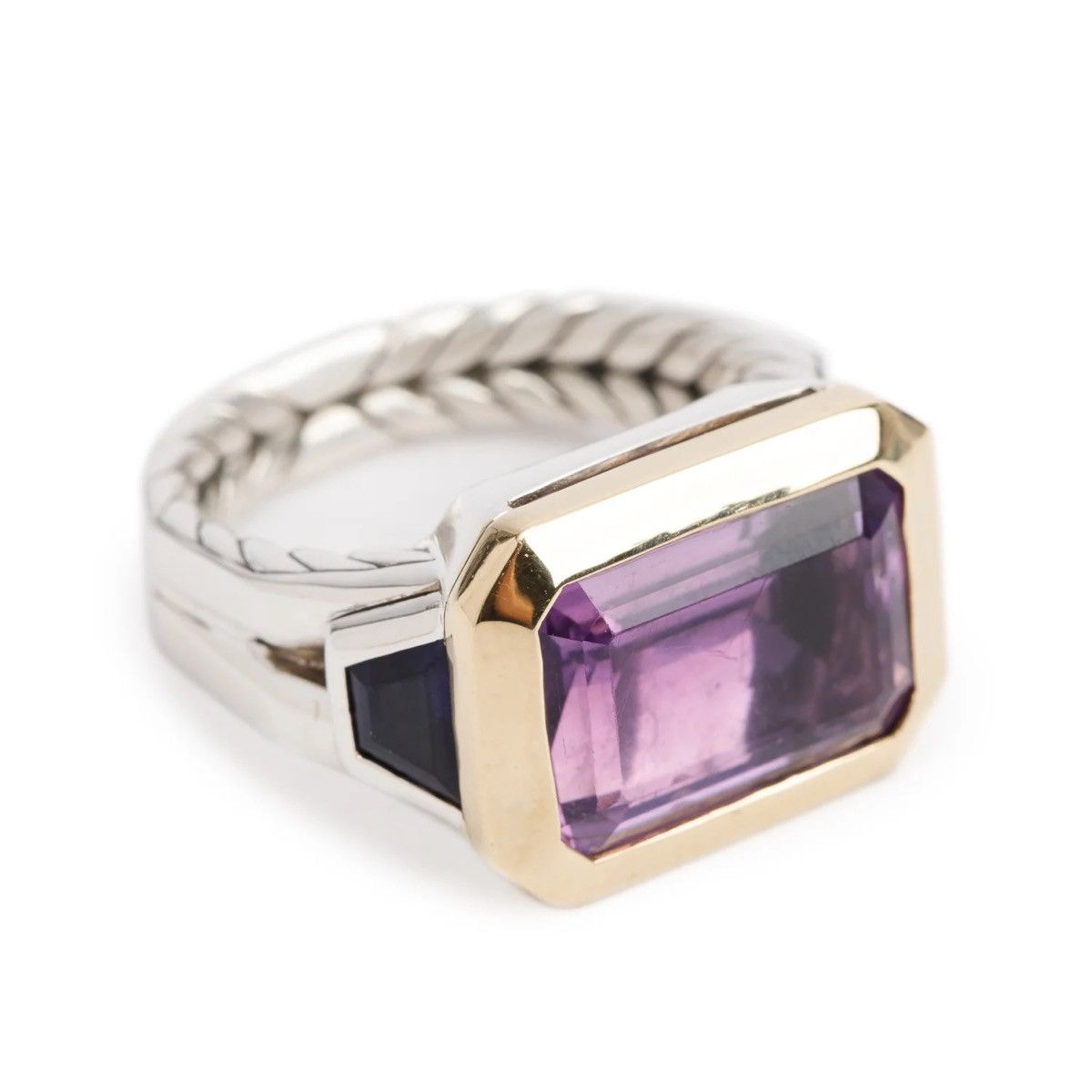 David Yurman David Yurman Novela Ring — Sterling Silver & 18k Gold Size ONE SIZE - 2 Thumbnail