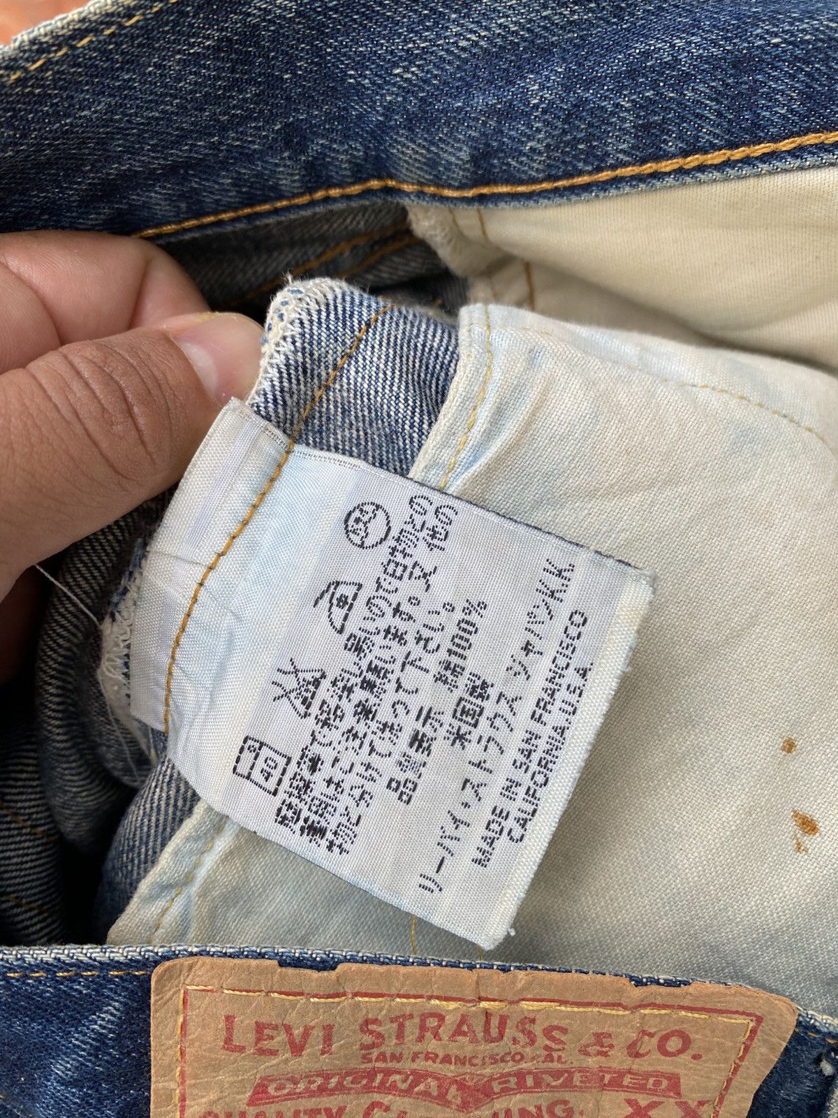 Levi's × Levi's Vintage Clothing × Vintage W30x32.5 Vintage levi's 501xx redline big E made in USA Size US 30 / EU 46 - 7 Thumbnail