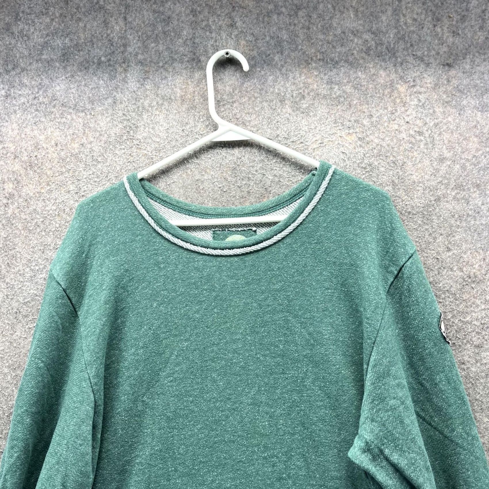 Life is Good VINTAGE Life is Good Sweatshirt Womens L Green Crewneck Pullover Logo Patch Top Size L / US 10 / IT 46 - 3 Thumbnail