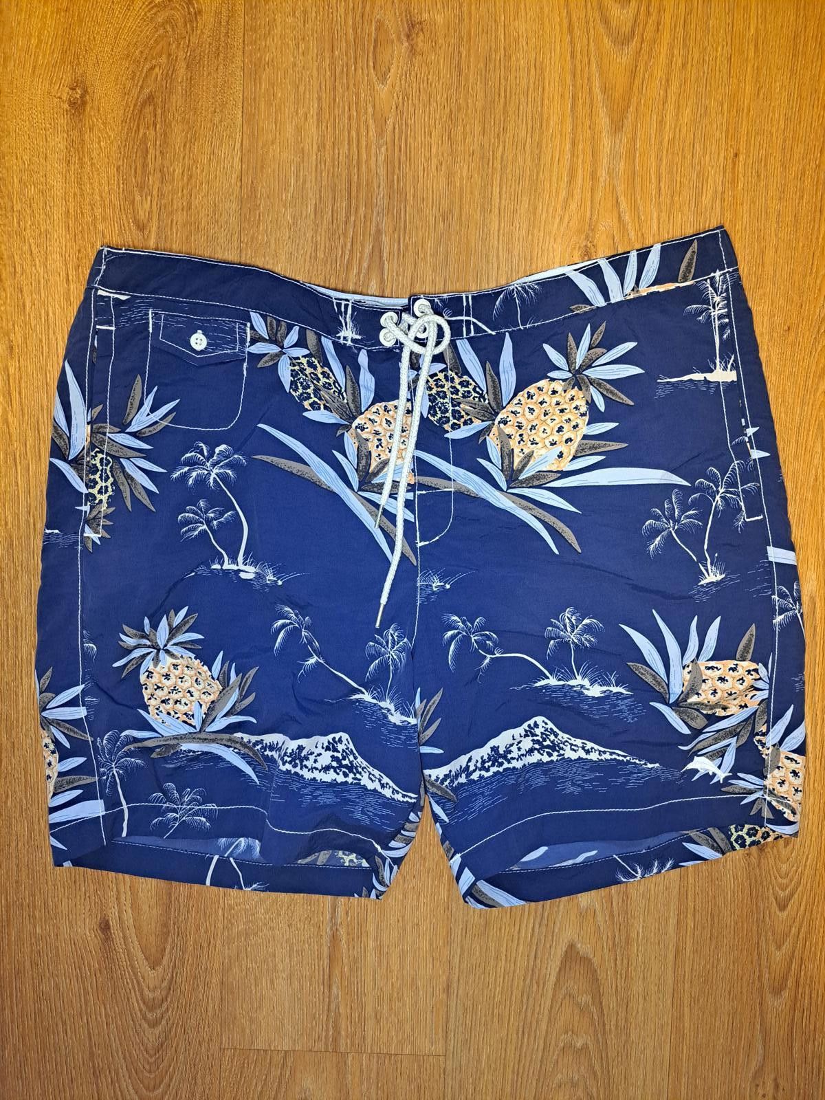 Tommy Bahama Tommy Bahama Relax Swim Trunks Mens XL Blue Nylon Hawaiian Size US 36 / EU 52 - 1 Thumbnail