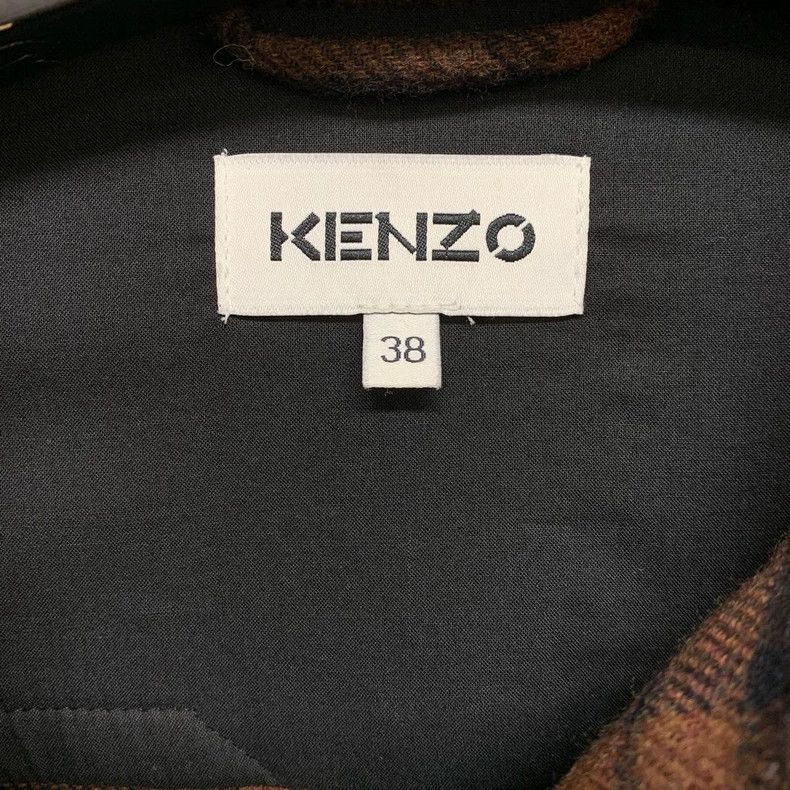 Kenzo Kenzo Long plaid trench coat Size XS / US 0-2 / IT 36-38 - 3 Thumbnail