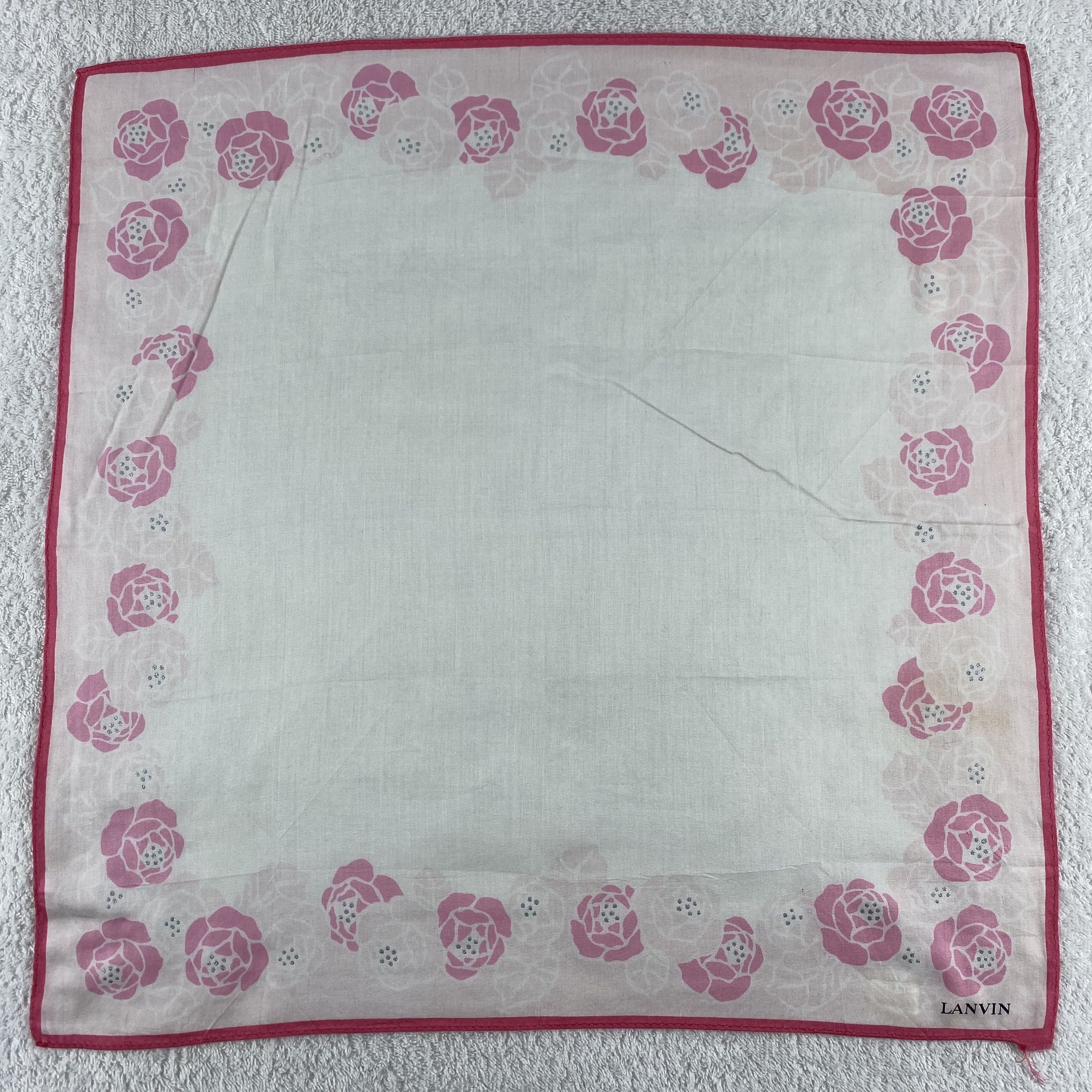 Lanvin × Vintage Lanvin Handkerchief / Neckerchief / Bandana Size ONE SIZE - 3 Thumbnail