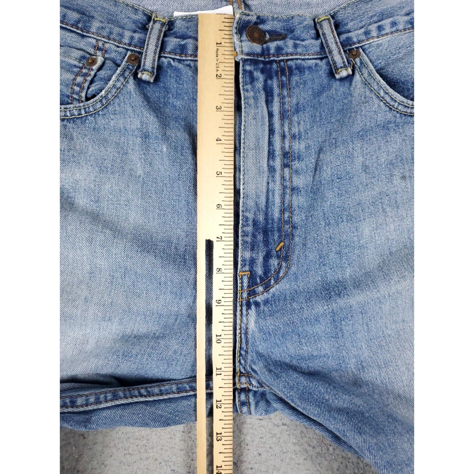 Levi's Levis Mens Straight Leg 36x30 Blue Jeans Extra Large XL Casual Denim Pants Size US 34 / EU 50 - 3 Thumbnail